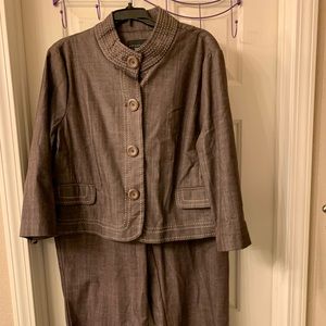 Attention Women’s 2pc Brown Pants Suit